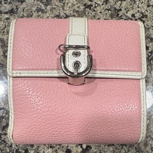 Coach Pink and White Wallet